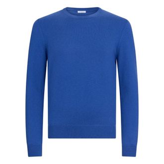 Malo Truien & Vesten, Heren, Blauw, 4Xl, Kasjmier, Cashmere Crew-Neck Sweater