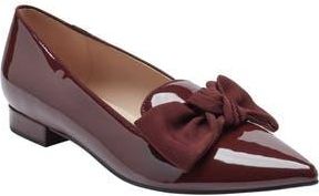 Bandolino Auggie Bow Flat in Garnet at Nordstrom Rack, Size 5