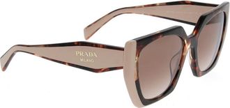 Prada Zonnebril - unisex - Zonnebrillen - Bruin - ONE Size - Accessoires