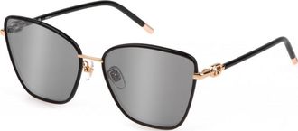 Furla Womens SFU692V58300V SFU692 58 V58300V Sunglasses - Black - One Size