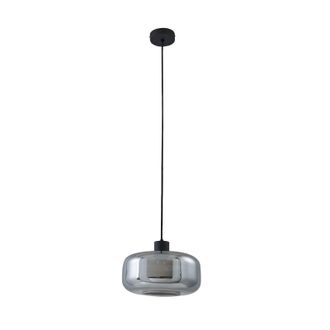 Lindby L&aacute;mpara Colgante hildur En Gris De Vidrio - Lindby