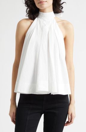 Cinq &agrave; Sept Jagger Halter Top in White at Nordstrom, Size Medium