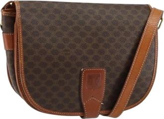 Celine Pre-owned Canvas Cross Body Bag - Dames - Vintage Schoudertas - Bruin - ONE Size - Vintage