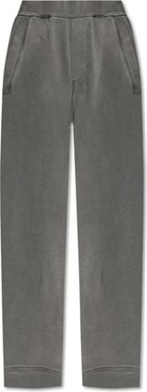 Dsquared2 Wijde joggingbroek - Dames - Sweatpants - Grijs - S - Katoen - Broeken