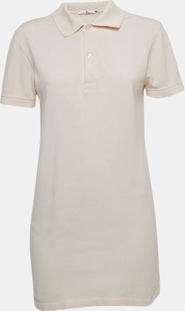 Carolina Herrera Light Pink Cotton Mini Polo Dress