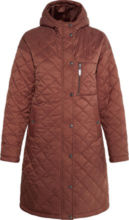 Usha Lichtgewicht gewatteerde jas Dames bruin