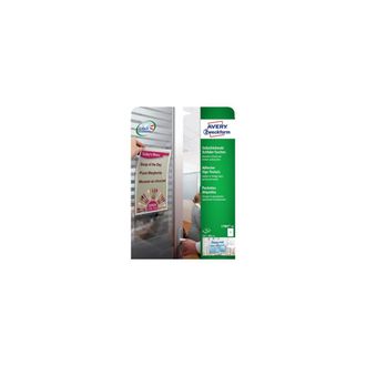 Avery L7083-10 Etiqueta Autoadhesiva Rect&aacute;ngulo Permanente Transparente 10 Pieza(s)