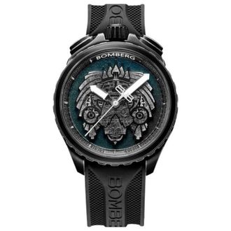 Bomberg Watches Mens BOLT-68 Heritage 45mm Quartz Watch BS45CHPBA.068-1.12