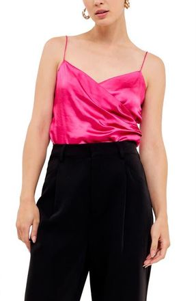 endless rose Satin Camisole in Fuchsia at Nordstrom, Size X-Small