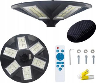 OEM L&aacute;mpara Solar Led Con Sensor De Movimiento, 6 Paneles Led