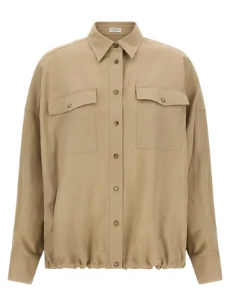 Brunello Cucinelli Womens Fluid Twill Shirt