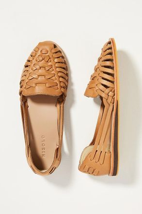 Anthropologie Nisolo Woven Leather Sandals