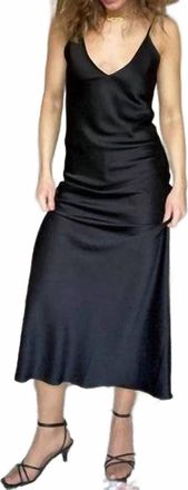 Karmamia Womens Camisole Dress In Semi Rich Black