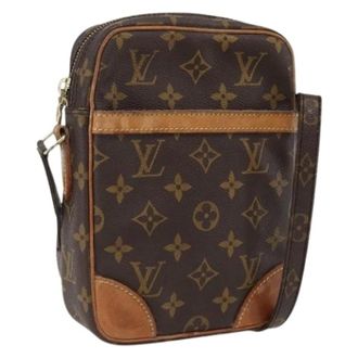 Louis Vuitton Pre-owned Cross Body Bags, female, Brown, Size: ONE SIZE Pre-owned Vintage Canvas Crossbody Bag
