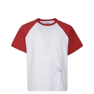 Rhude T-Shirts, male, White, Size: XS T-Shirts