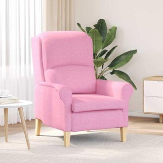 vidaXL Poltrona Rosa 76 x 94 x 102 cm Tessuto - Vidaxl