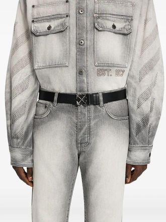 Off-white Arrow Quote Reversible 35Mm Belt