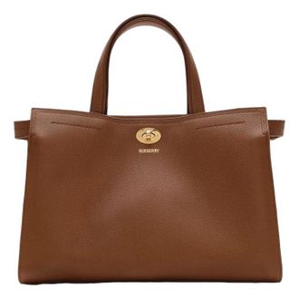 Burberry (WMNS) Burberry Small Cotswolds Check Tote Hazel Brown 81290611