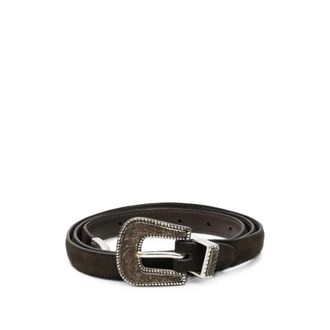 Eraldo Buckle-fastening Leather Belt