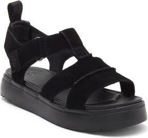 UGG Zayne Fisher Sandal in Black at Nordstrom Rack, Size 8