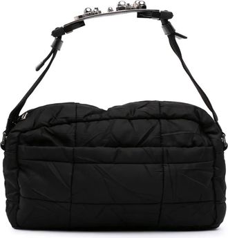 Prada Borsa a tracolla trapuntata in tessuto 2013-2025 - Nero