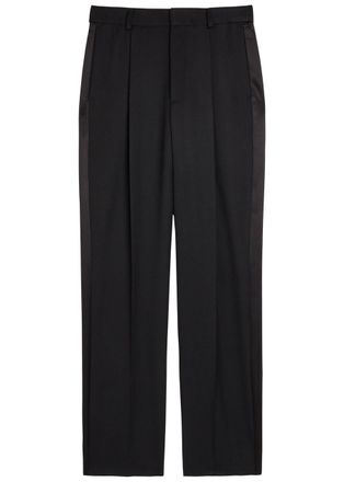 Victoria Beckham Straight-leg Canvas Trousers - Black - 8 (UK8 / S)