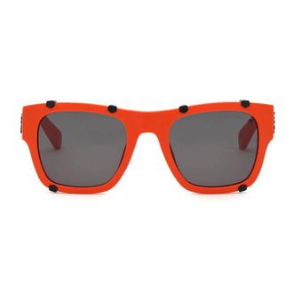 Philipp Plein Square Full Rim Sunglasses - Orange