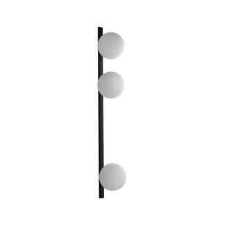 Netlighting Enoire Triple Globe Wall Lamp Black Opal E14