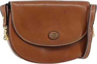 Bally Pre-owned Cross Body Bags, female, Brown, Size: ONE SIZE Pre-owned Leather Crossbody Bag