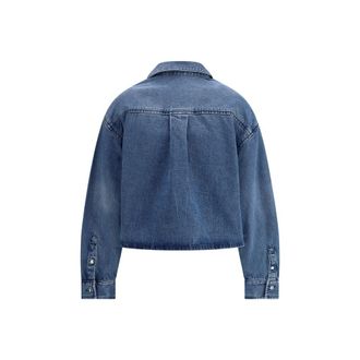 Alexander Wang Womens Blue Denim Shirt