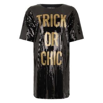 Moschino Short dress with print - female - Moschino - Short Dresses - Black - S - Dresses