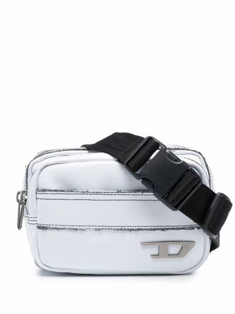 Diesel logo-plaque belt bag - men - Polyurethane - OS - White