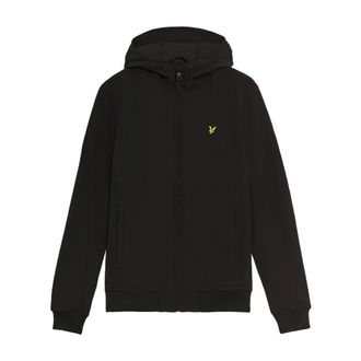 Lyle & Scott Fleece Back Softshell Jacket - Heren - Zomerjassen - Zwart - XS - Polyester - Jassen