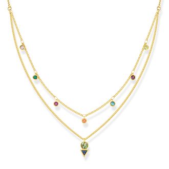 Thomas Sabo Thomas Sabo Kette farbige Steine mehrfarbig KE1844-993-7-L45V