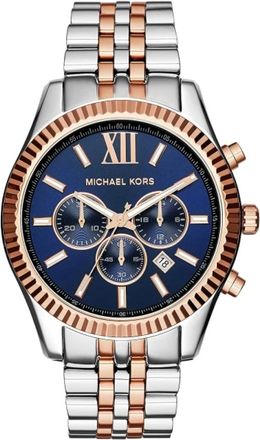 Michael Kors Roestvrijstalen zilveren herenhorloge - Heren - Horloges - Grijs - ONE Size - Accessoires