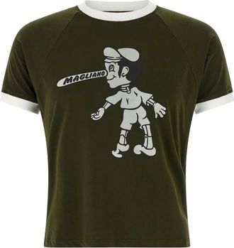 Magliano Tops, Heren, Groen, M, T-shirt Britpop