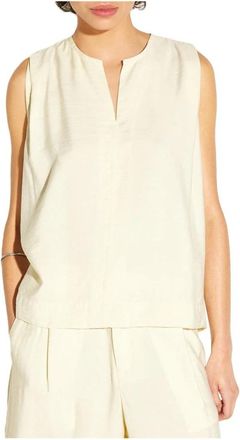 Elvine Stine Cloud Top - Dames - Tops zonder mouwen - Beige - M - Tops