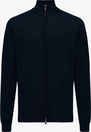 Gentiluomo Turtle Zip Cardigan | Donkerblauw