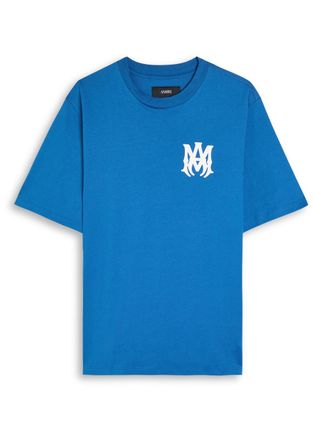 Amiri Core Logo-print Cotton T-shirt - Blue - XL