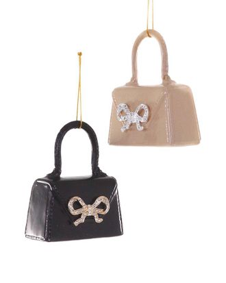 Cody Foster & Co. Set Of 2 Handmade Bow Bag Ornaments