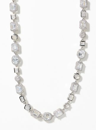 Le 31 Mens Opulent mixed stone golden necklace