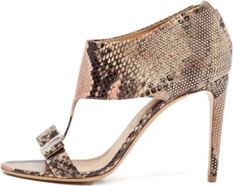 Ferragamo Sandali con borchie 110mm - Toni neutri