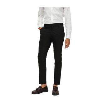 Selected Heren, Broeken, Zwart, Maat: 4XL