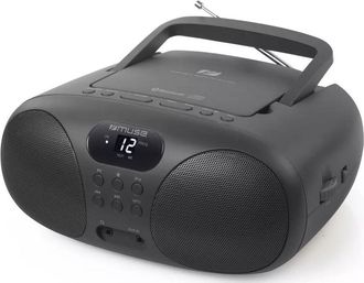 Muse Radio Reproductor De Cd Port&aacute;til Negro - Md208bt