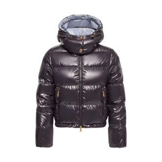 Moncler Niveole Short Down Jacket - female - Moncler - Down Jackets - Blue - S - Jackets