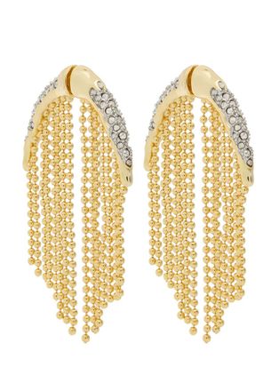 Alexis Bittar Alexis Bittar Solanales Fringed 14kt Gold-plated Drop Earrings - One Size