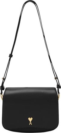 Ami Paris Paris Bag - Dames - Schoudertassen - Zwart - ONE Size - Leer - Tassen