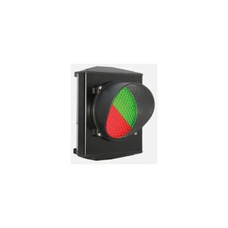 No Brand SML1LRG230V Semaforo in alluminio ad una luce bicolore rosso/verde LED 230V lenti con diametro 120mm IP65