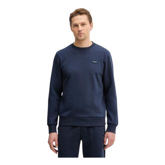 Hackett Hoodies & sweatvesten, Heren, Blauw, L, Katoen, Logo-patch Sweatshirt