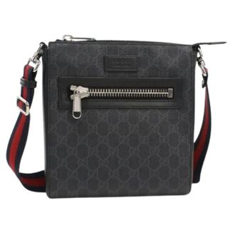 Gucci Pre-owned Cross Body Bags, male, Black, Size: ONE SIZE Pre-owned Vintage Messenger Bag